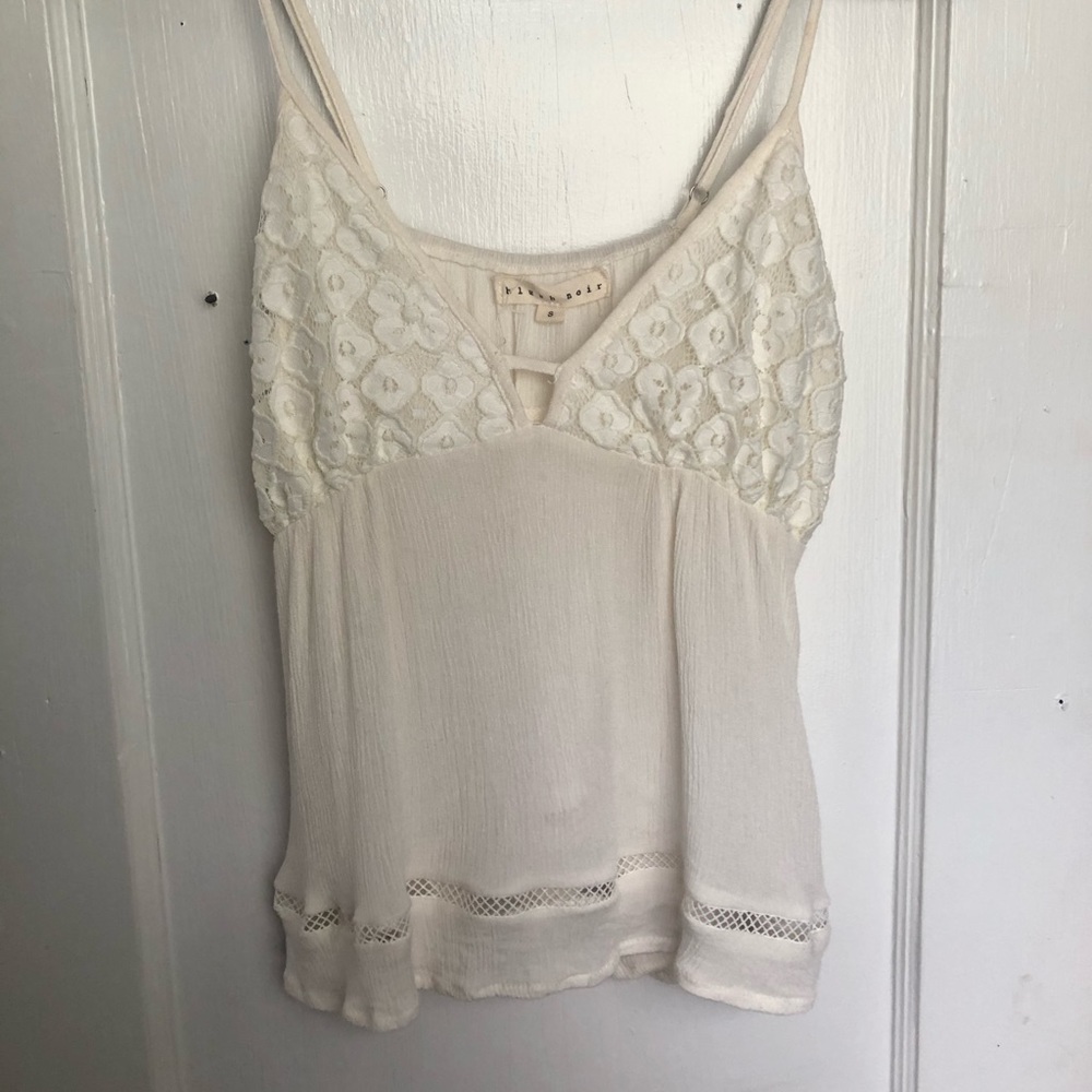 White tank top by blush noir in size small